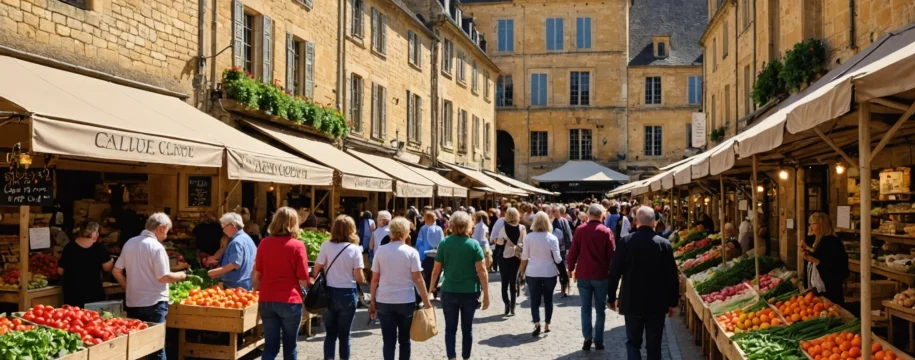 le marché de Sarlat